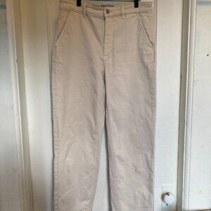 Everlane Bone Straight Leg Cropped Tall pants